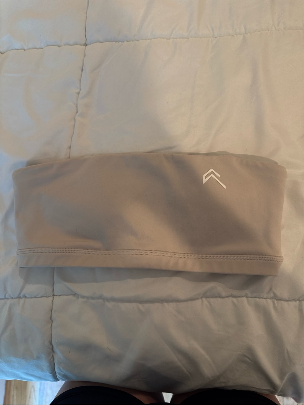 Oner active strapless sports bra in Sand